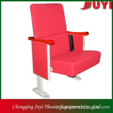 JY-302 China Wooden Comfortable good quality fabric cinema/theater/auditorium armchair for sale JY-302
